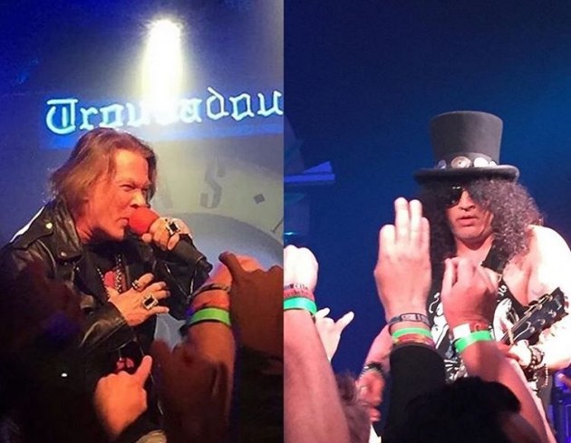Se filtran imagenes del primer show de Guns N’ Roses’