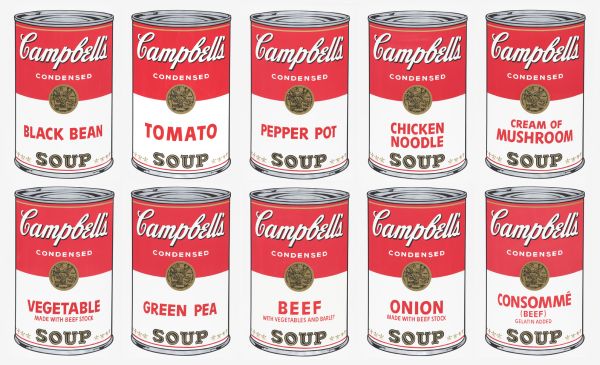 Roban las icónicas latas Campbell’s de Andy Warhol