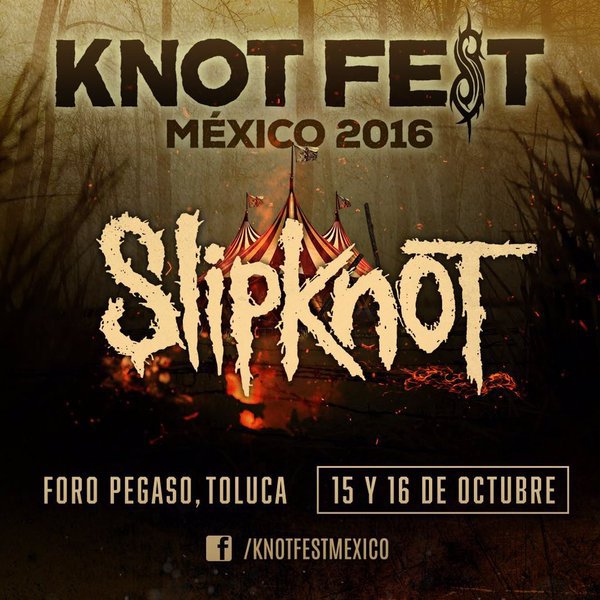 Knot Fest Mexico 2016 anuncia sus primeras bandas