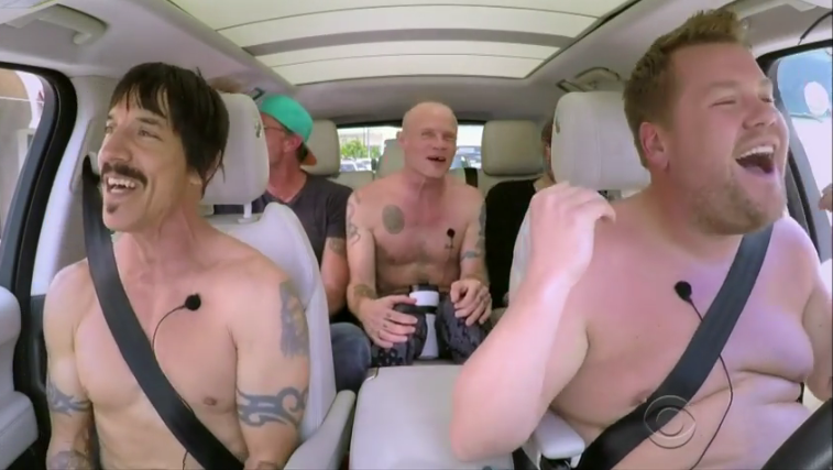 Ve a Red Hot Chili Peppers en Carpool Karaoke