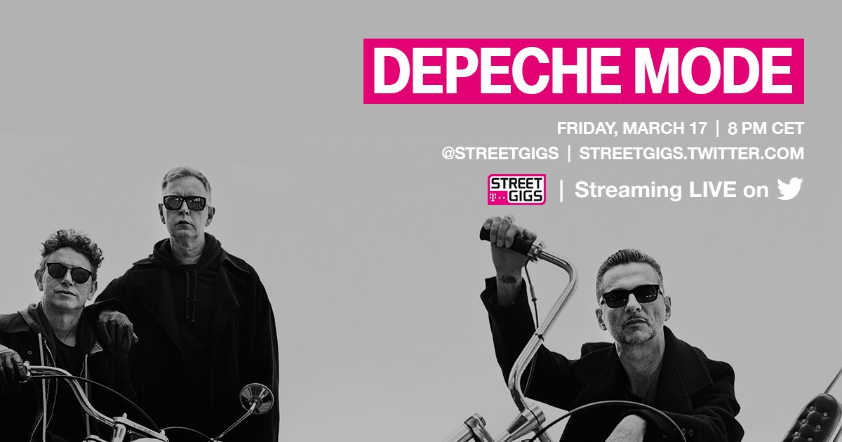 Depeche Mode retransmitirá este viernes a través de Twitter un concierto en vivo desde Berlín