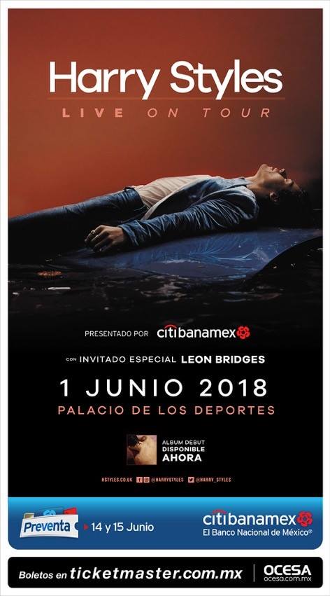 Harry Styles anuncia concierto en México