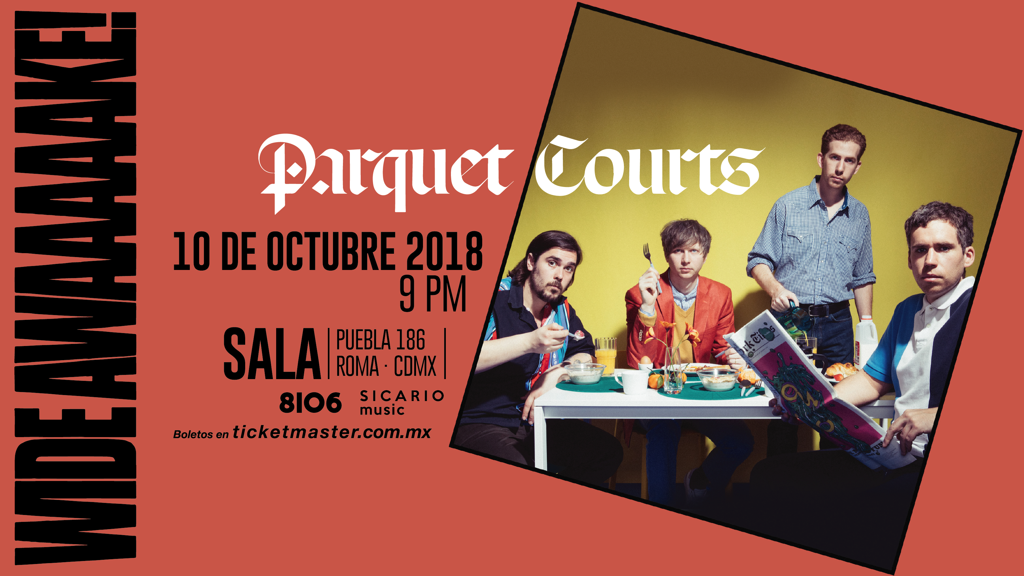 Parquet Courts visitará CDMX en octubre.