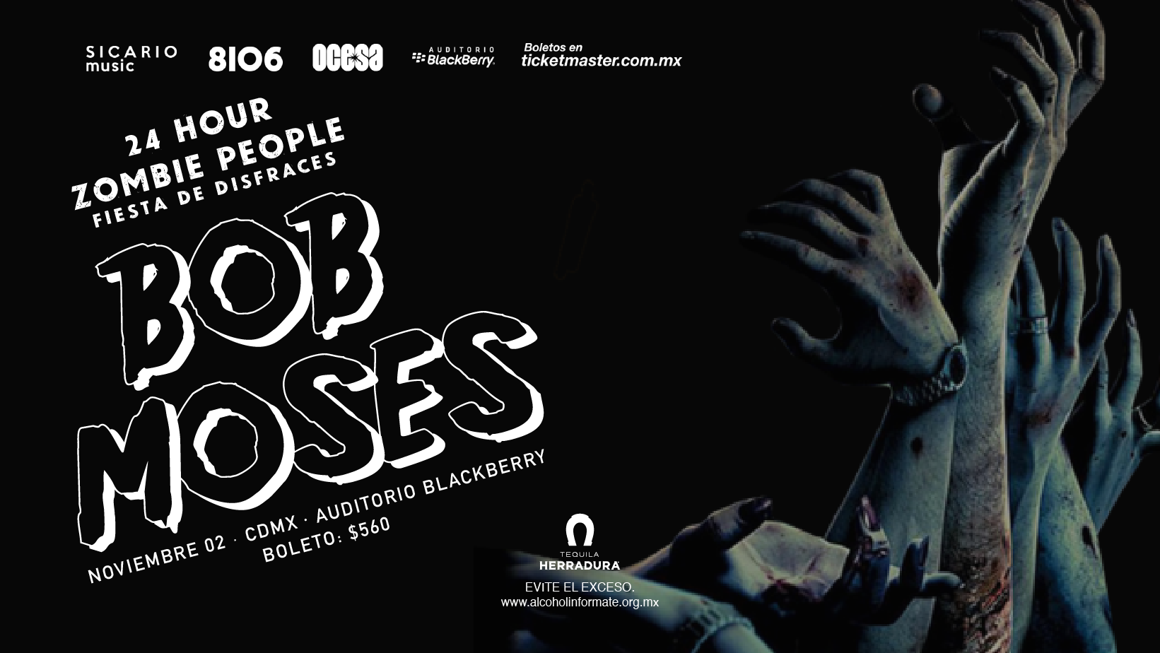 Fiesta de disfraces con Bob Moses en el Auditorio BlackBerry