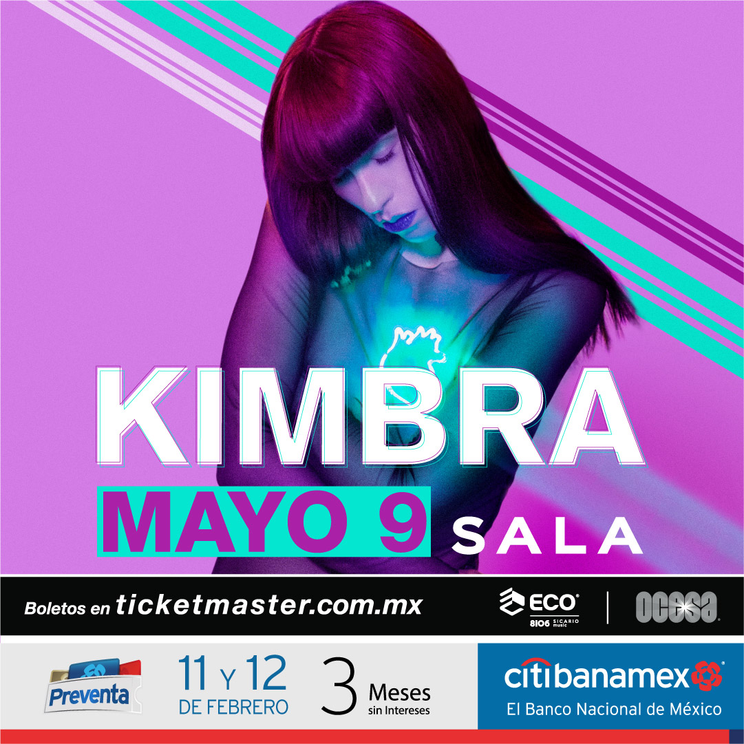 Kimbra visitará SALA el próximo 9 de mayo de 2019