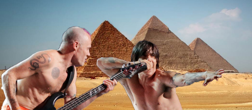 Red Hot Chili Peppers transmitirá su concierto desde las Pirámides de Guiza