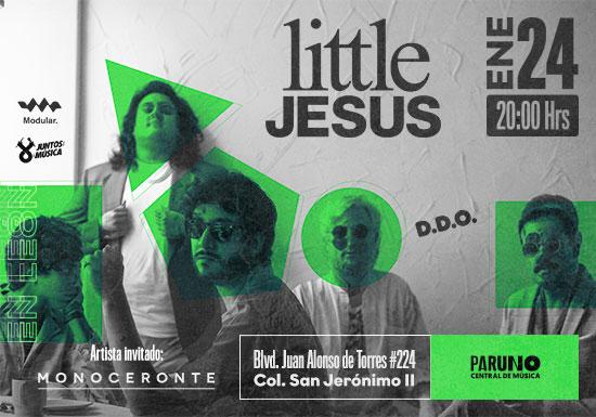 LITTLE	JESUS EN CONCIERTO	en @PARUNO	Central	de Música.