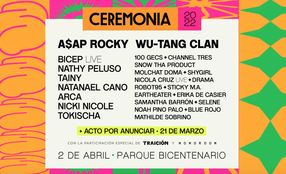 Conoce más de los headliners del ceremonia 2022