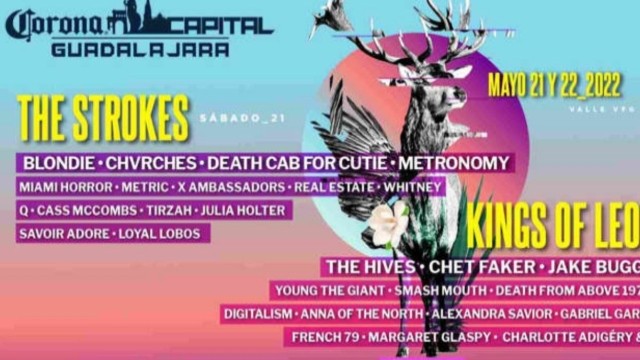 Previo al corona capital Guadalajara: Actos que no puedes perderte